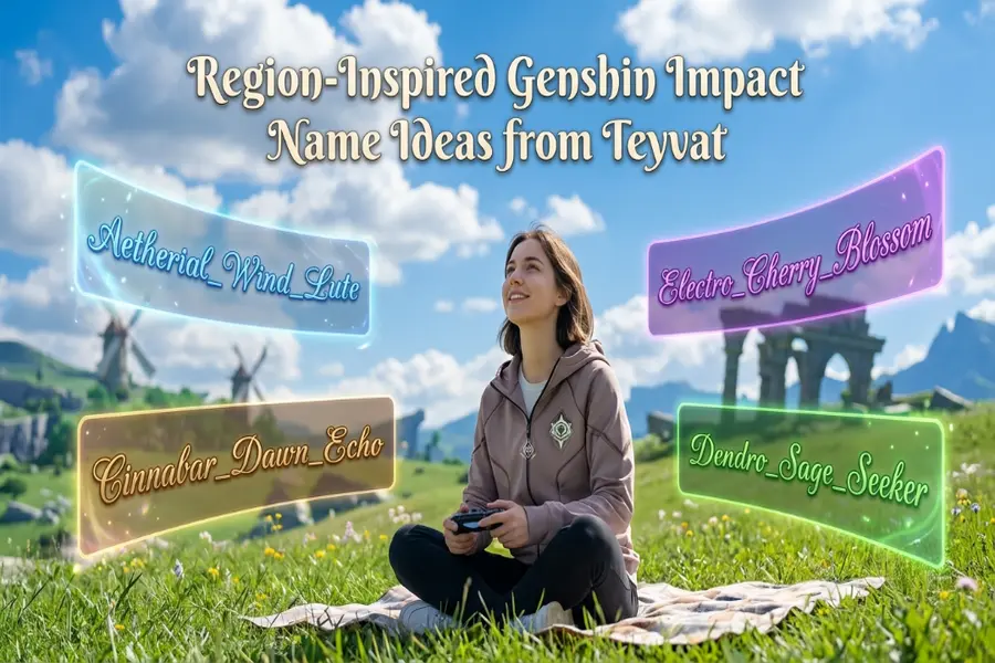 Region-inspired Genshin Impact name ideas from Teyvat