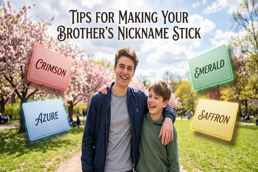 Tips for Making Your Brother's Nickname Stick Practical tips for making your brother's nickname stick