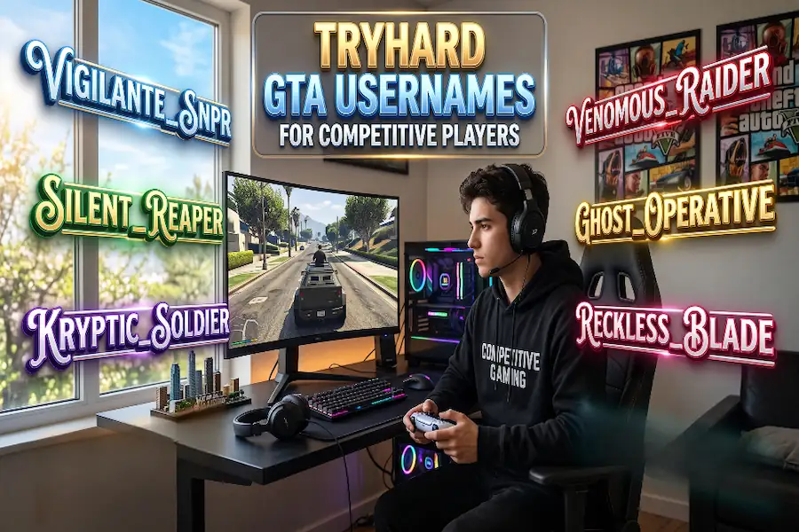 Intimidating tryhard GTA usernames for competitive players