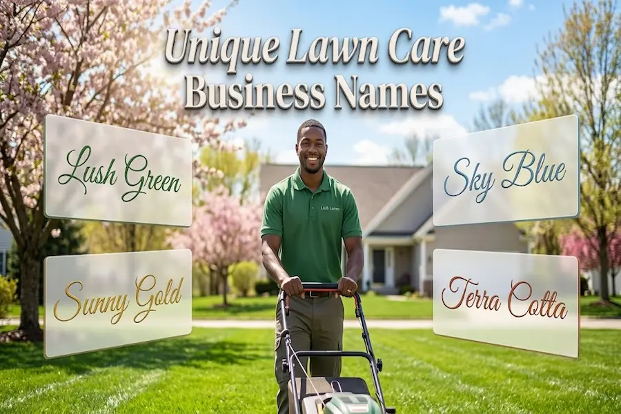 Unique lawn care business names for custom lawn maintenance services