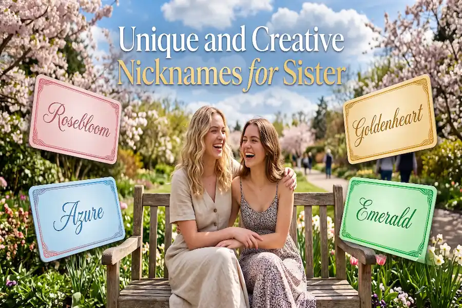 Unique and highly creative nicknames for sister with fun meanings